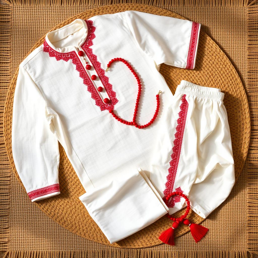 Pohela Boishakh White & Red Set